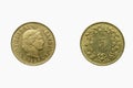 Five Rappen Coin,ÃÂ  Front and back, Year 1996